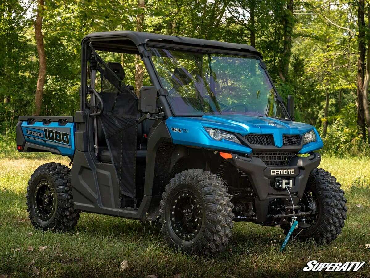 SuperATV CFMoto UForce 1000 High Clearance 1.5” Offset Forward A-Arms - Image 4