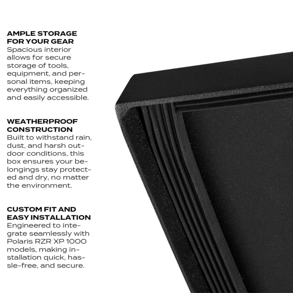 Super Comp '14-'23 Polaris RZR XP 1000 Storage Box - Image 6