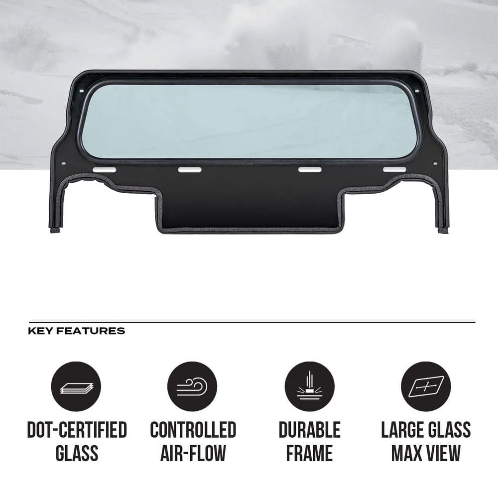 Super Comp '24+ Polaris RZR XP 1000 Tinted Rear Windshield - Image 4