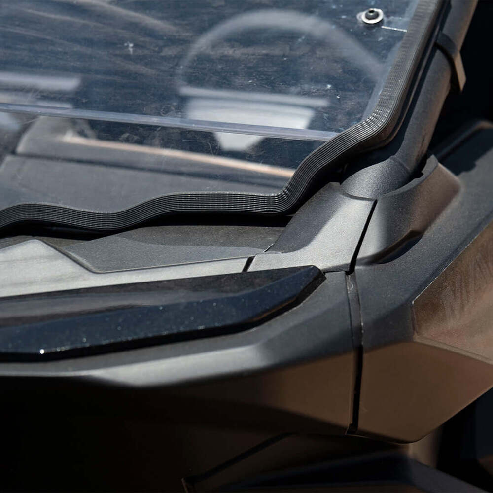 Super Comp Can-Am Maverick R Polycarbonate Half Front Windshield - Image 4