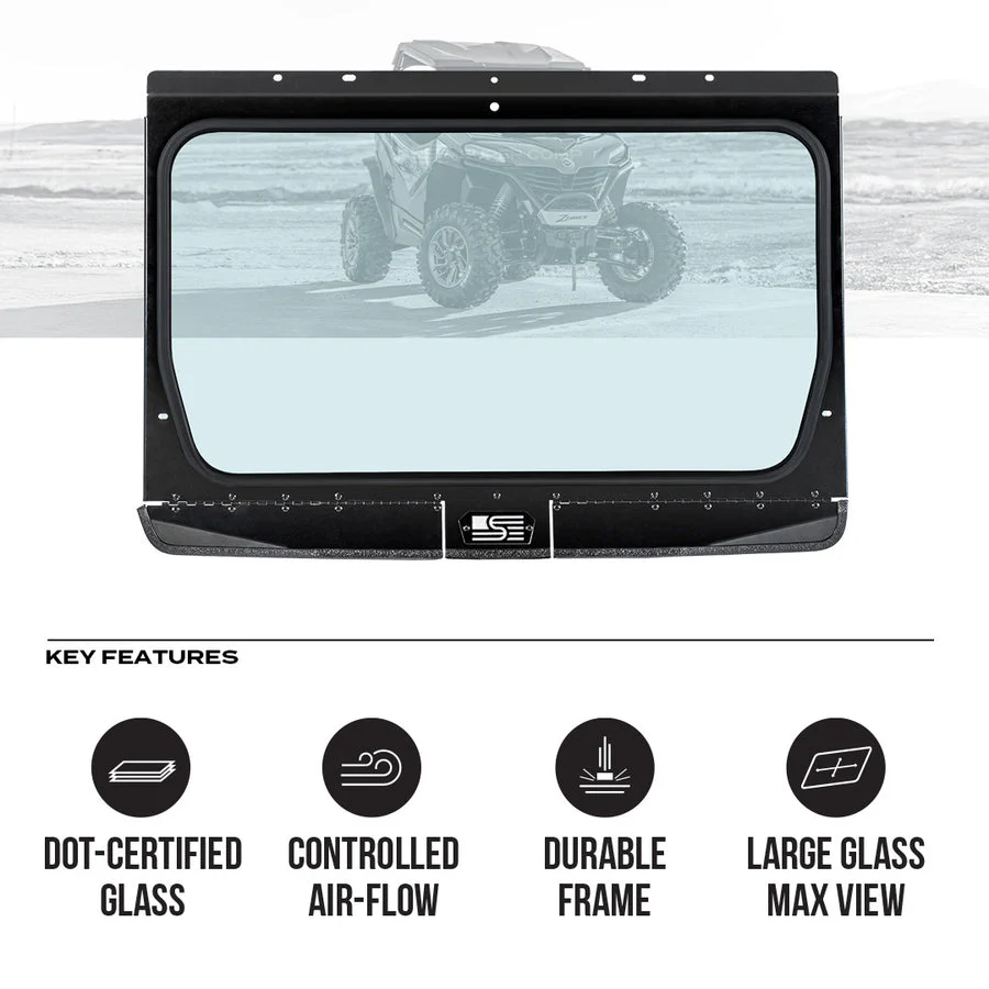 Super Comp CFMoto ZForce 950 Sport Front Windshield - Image 5