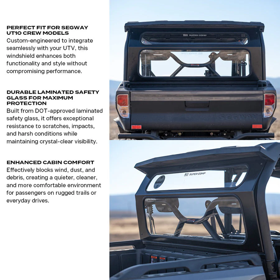 Super Comp Segway UT10 Crew Rear Windshield - Image 5