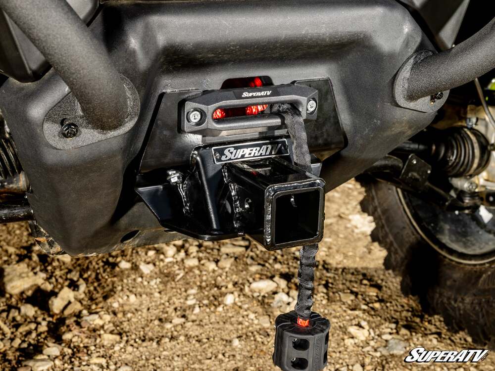 SuperATV '16-'21 Can-Am Defender HD8 Front 2" Receiver Hitch - Image 5