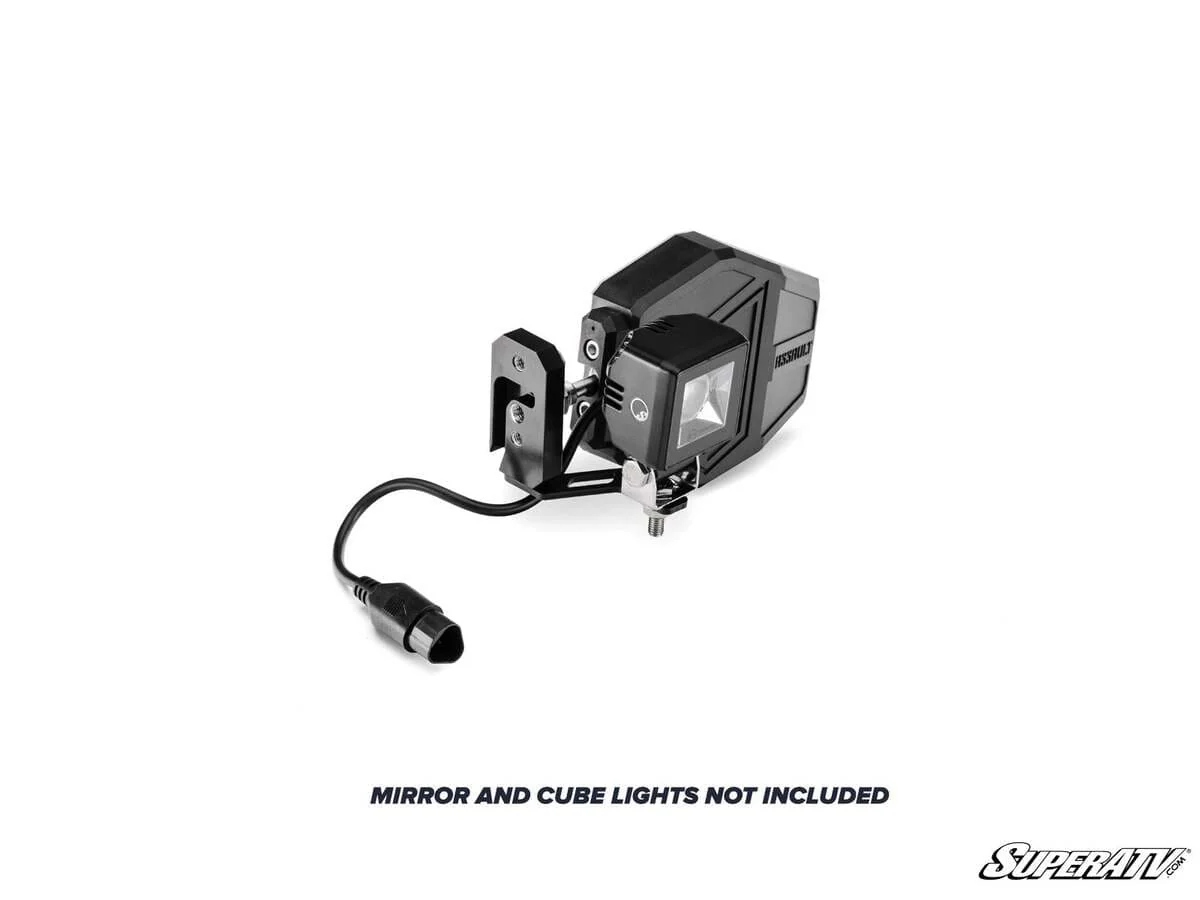 SuperATV '24+ Polaris Xpedition XP Side View Mirror Mount - Image 3