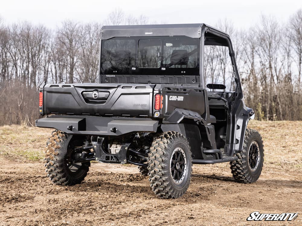 SuperATV Can-Am Defender Glass Sliding Rear Windshield - Image 2