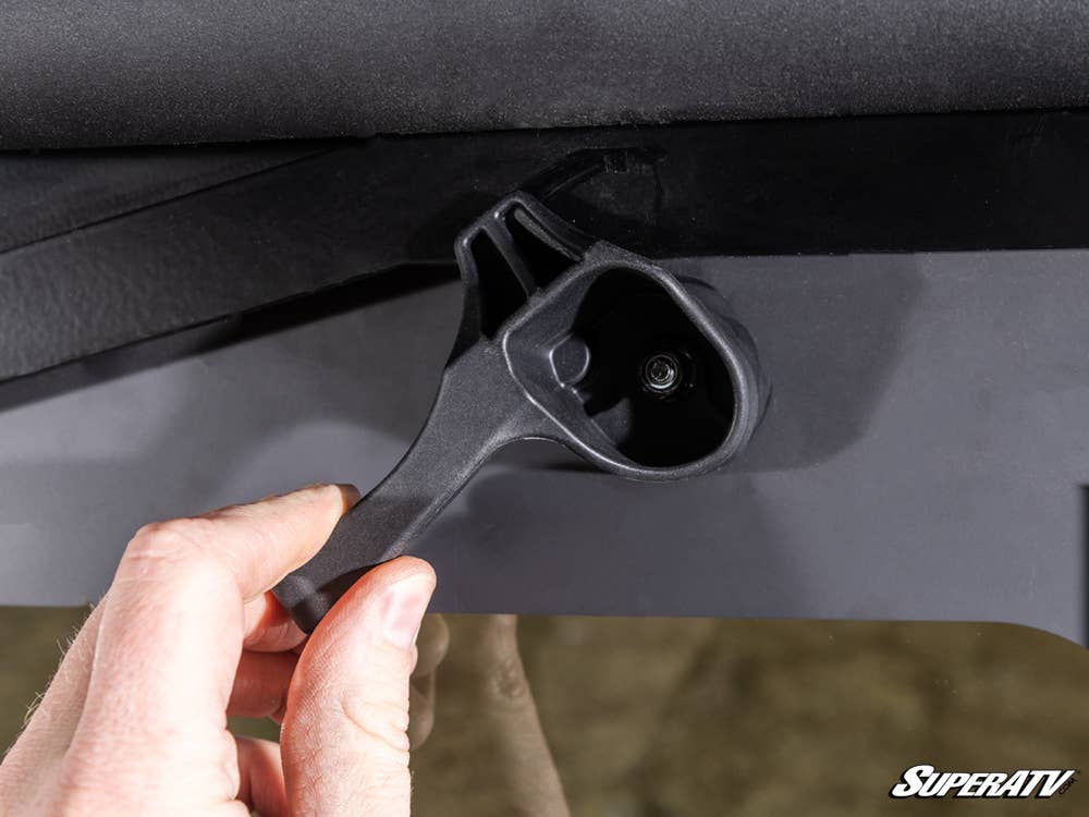 SuperATV Can-Am Defender Glass Sliding Rear Windshield - Image 4