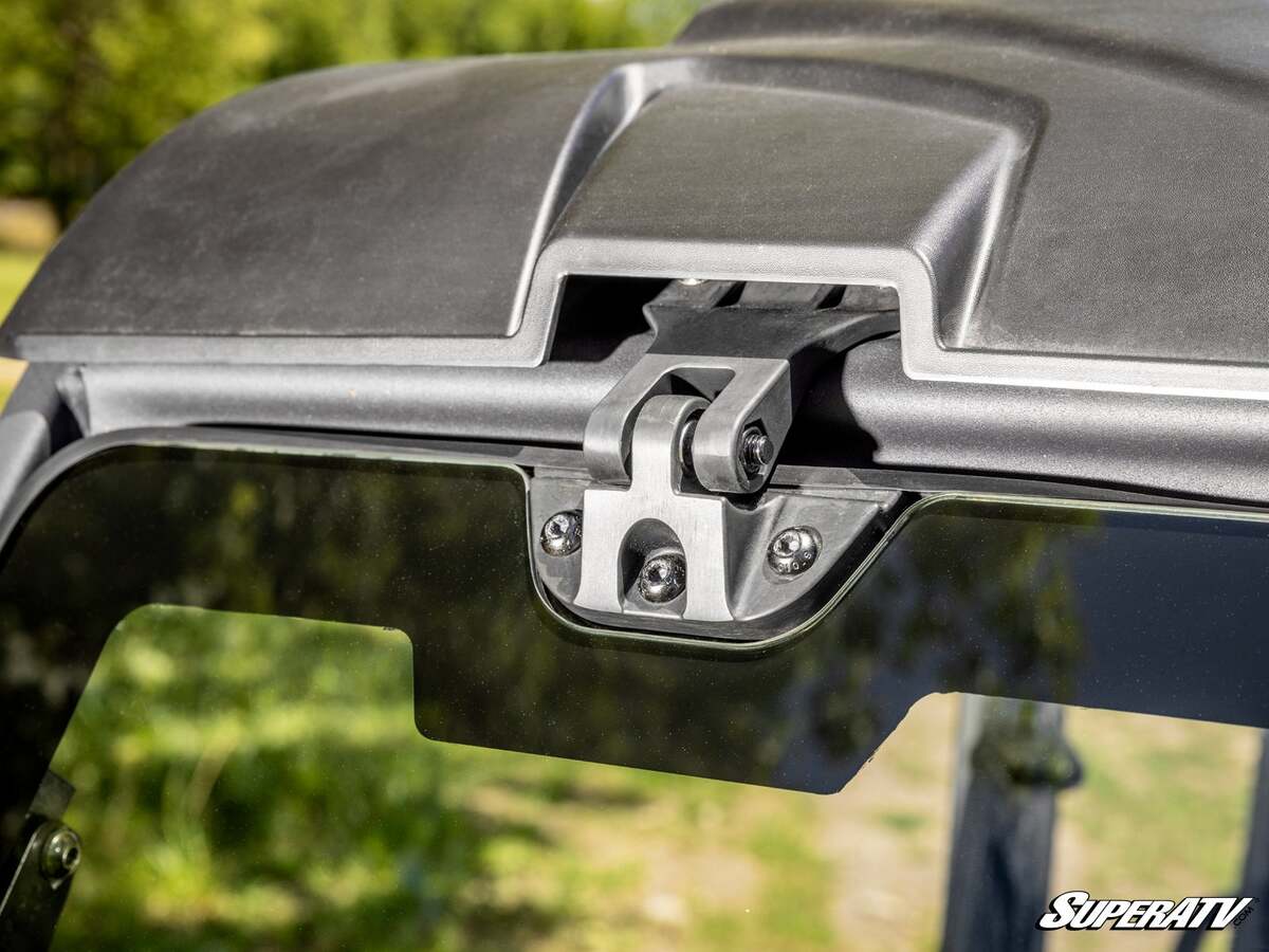 SuperATV Can-Am Defender Max Drive Power Flip Glass Windshield - Image 9