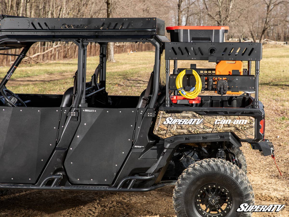 SuperATV Can-Am Defender Max Outfitter Bed Rack - Image 4