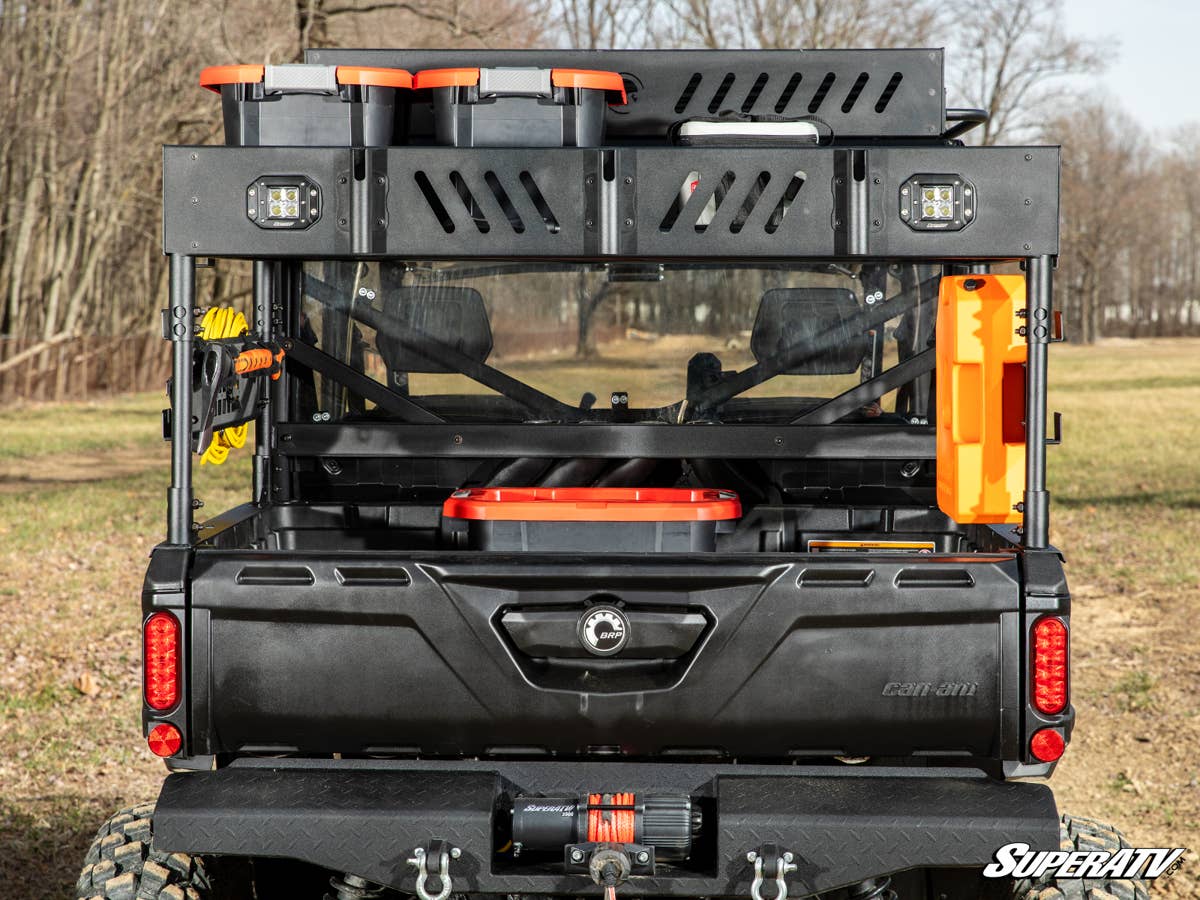 SuperATV Can-Am Defender Max Outfitter Bed Rack - Image 6