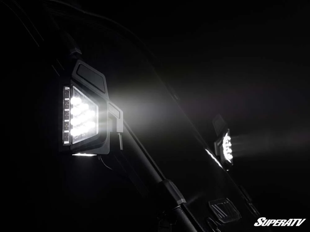 SuperATV Can-Am Dual Section LED Side View Mirrors - Image 4
