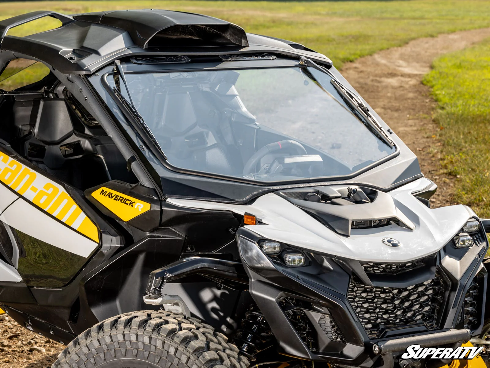 SuperATV Can-Am Maverick R Glass Windshield - Image 4