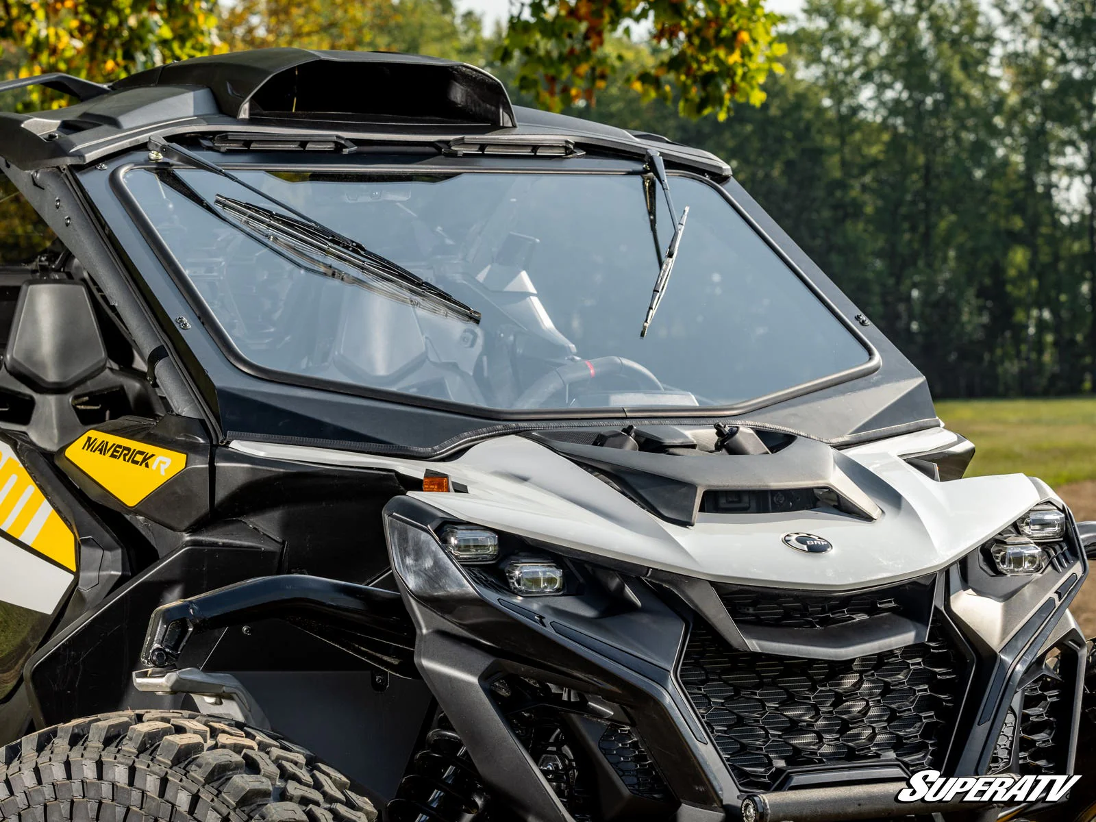 SuperATV Can-Am Maverick R Glass Windshield - Image 6