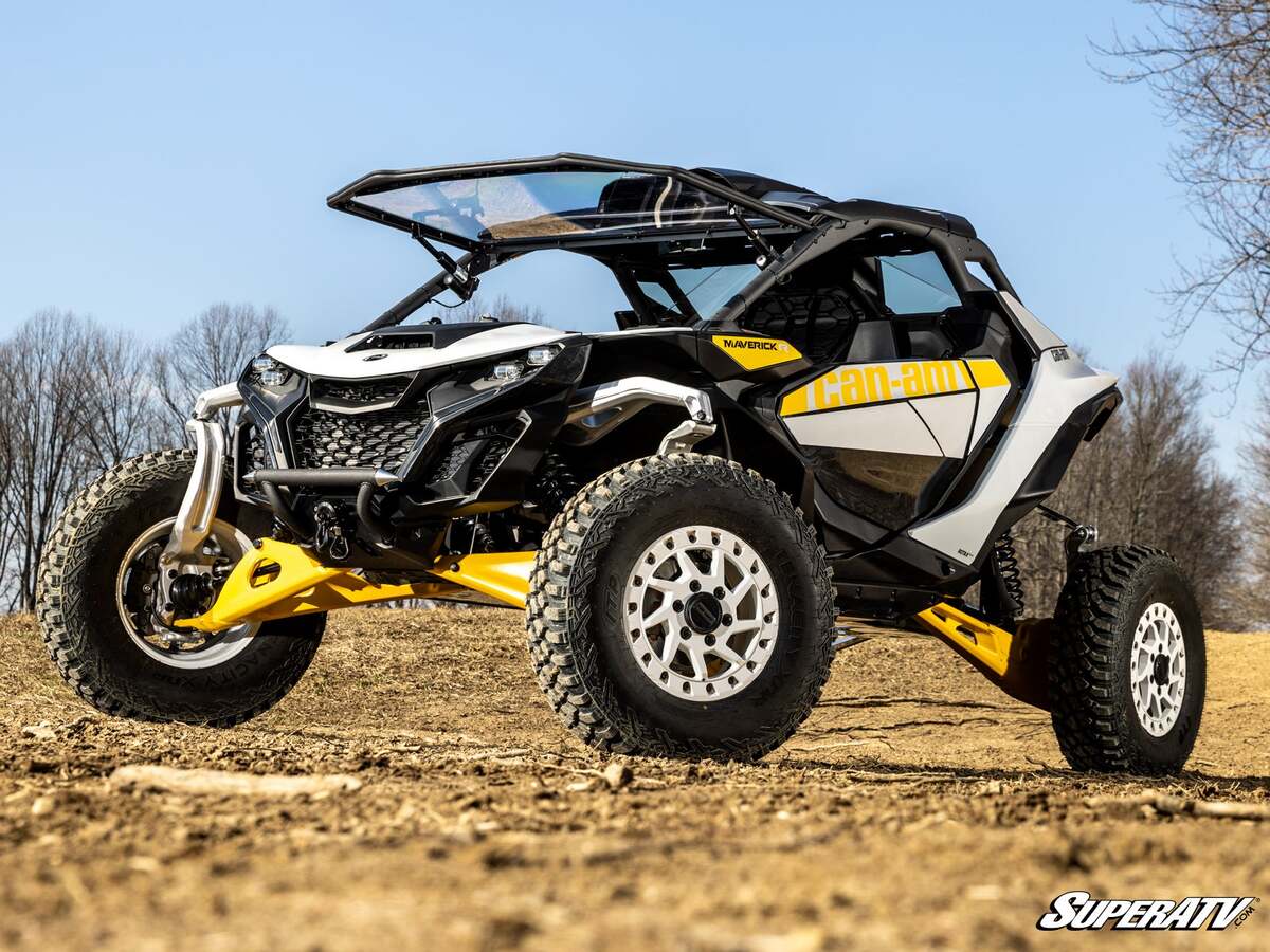 SuperATV Can-Am Maverick R Maxdrive Power Flip Windshield - Image 2