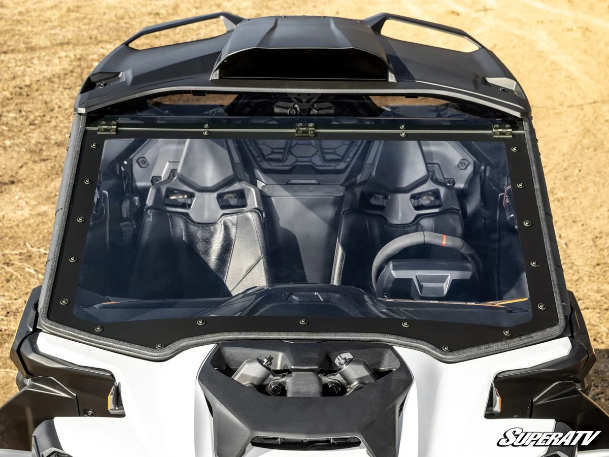 SuperATV Can-Am Maverick R Maxdrive Power Flip Windshield - Image 5