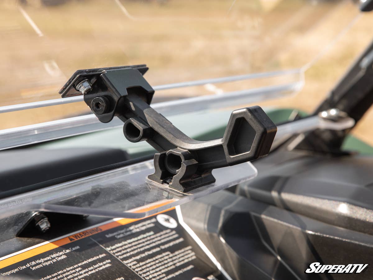 SuperATV Can-Am Maverick Sport Scratch Resistant Flip Windshield - Image 8