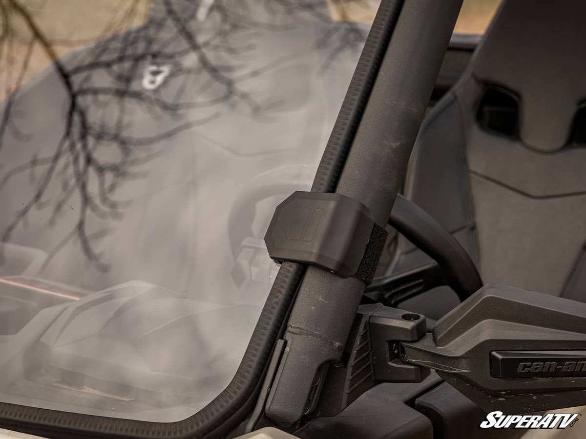 SuperATV Can-Am Maverick Sport Scratch Resistant Vented Full Windshield - Image 6