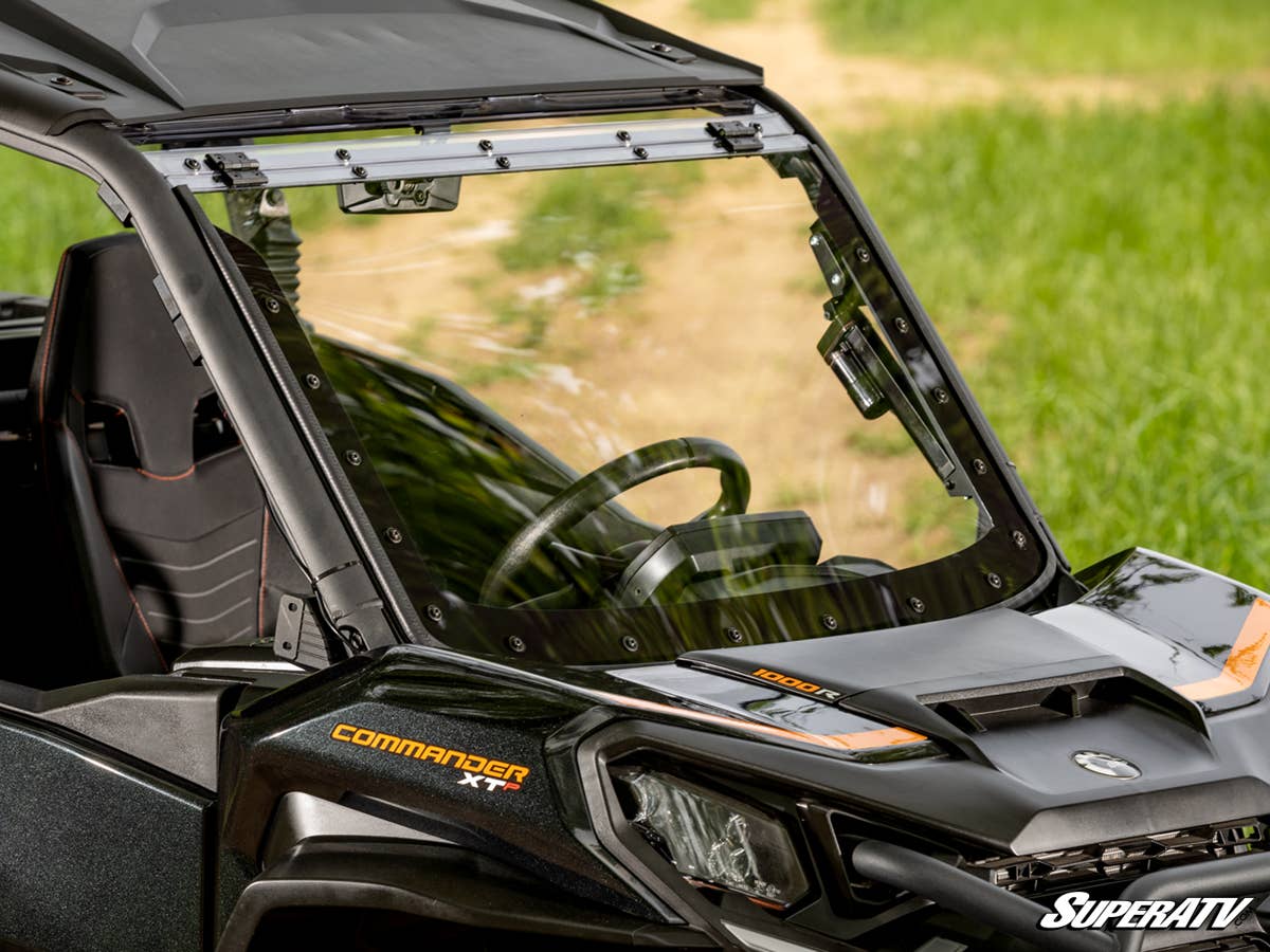 SuperATV Can-Am Maverick Trail MaxDrive Power Flip Windshield - Image 4