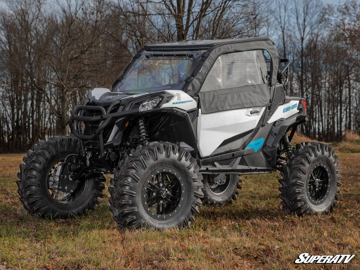 SuperATV Can-Am Maverick Trail Primal Soft Cab Enclosure Upper Doors - Image 3