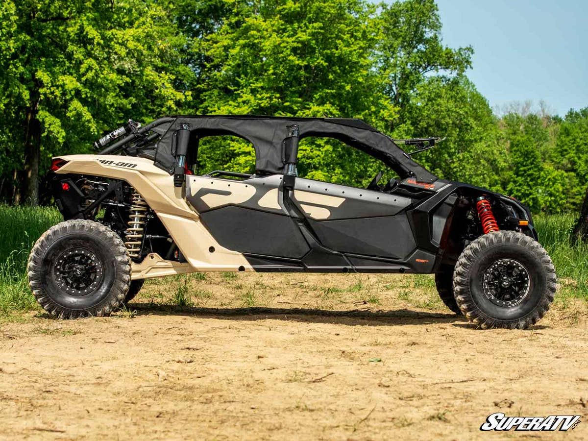 SuperATV Can-Am Maverick X3 Max Primal Soft Cab Enclosure Upper Doors - Image 3