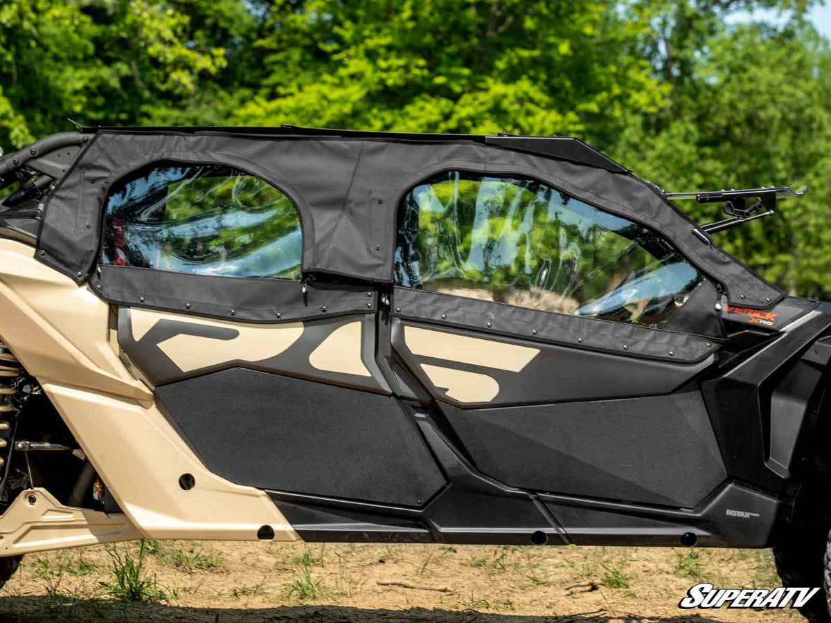 SuperATV Can-Am Maverick X3 Max Primal Soft Cab Enclosure Upper Doors - Image 4