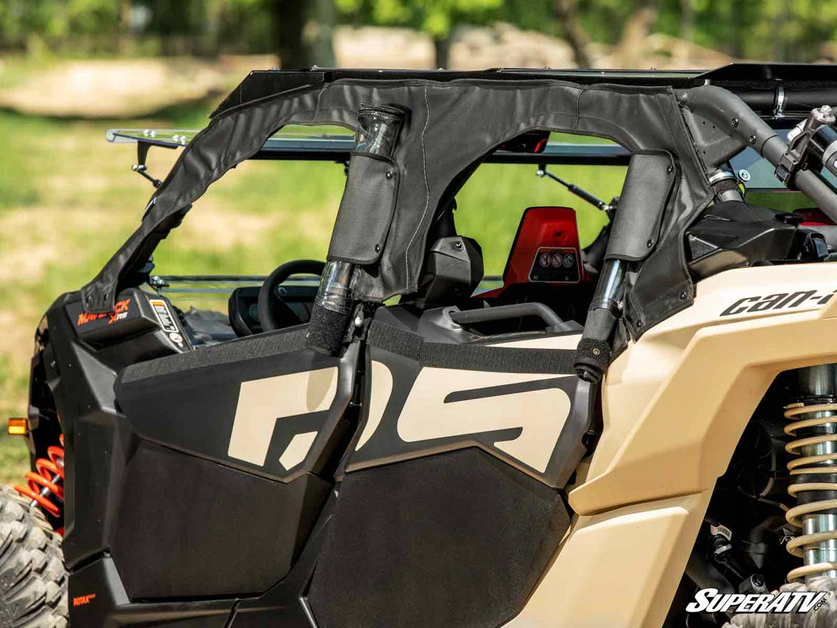 SuperATV Can-Am Maverick X3 Max Primal Soft Cab Enclosure Upper Doors - Image 5