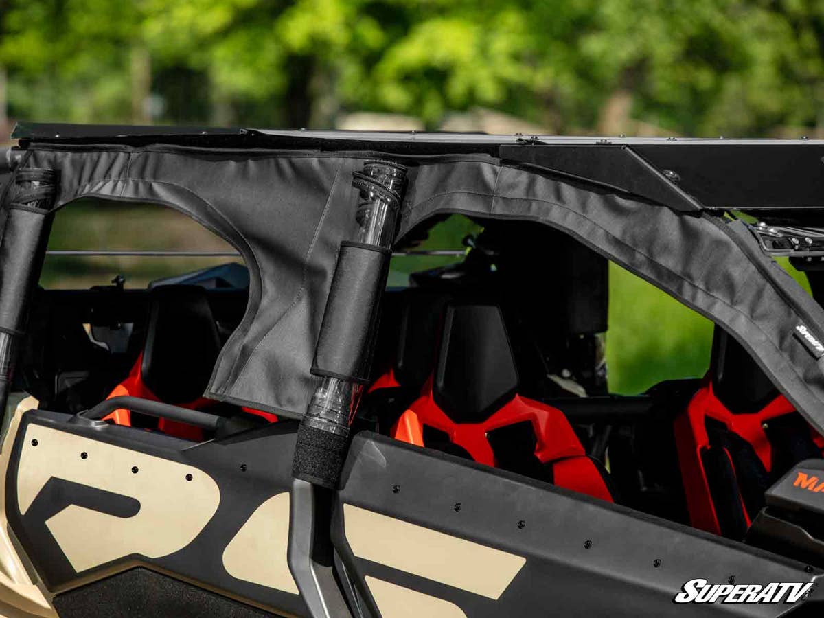 SuperATV Can-Am Maverick X3 Max Primal Soft Cab Enclosure Upper Doors - Image 6