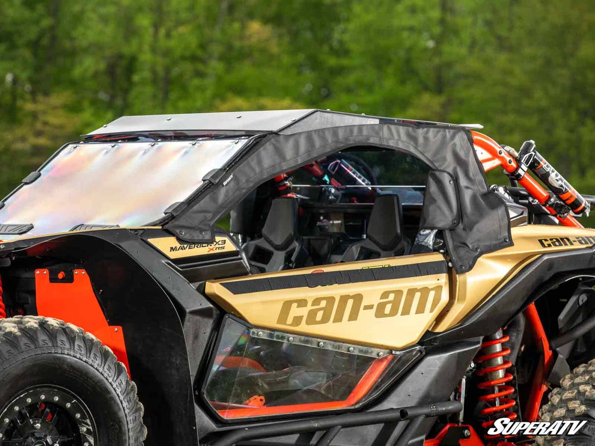SuperATV Can-Am Maverick X3 Primal Soft Cab Enclosure Upper Doors - Image 4