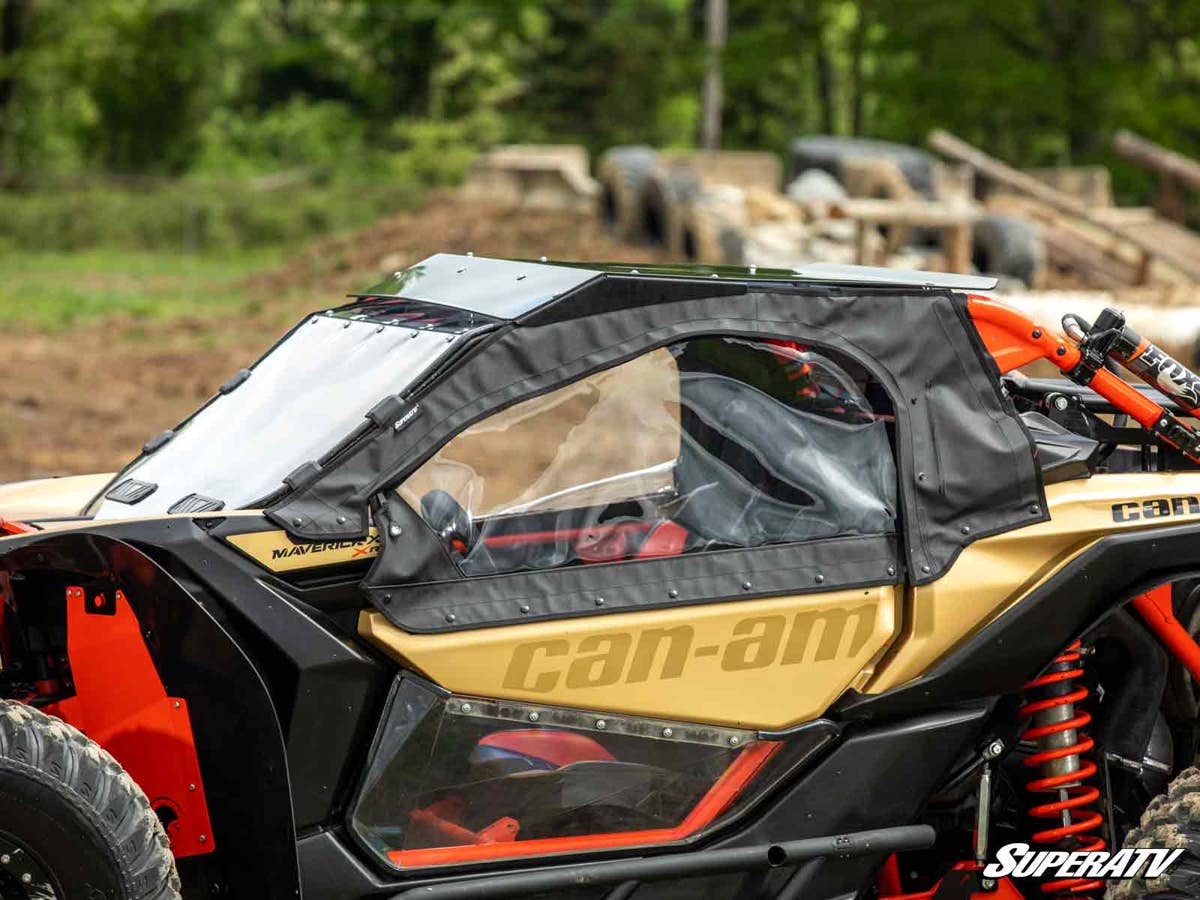 SuperATV Can-Am Maverick X3 Primal Soft Cab Enclosure Upper Doors - Image 5