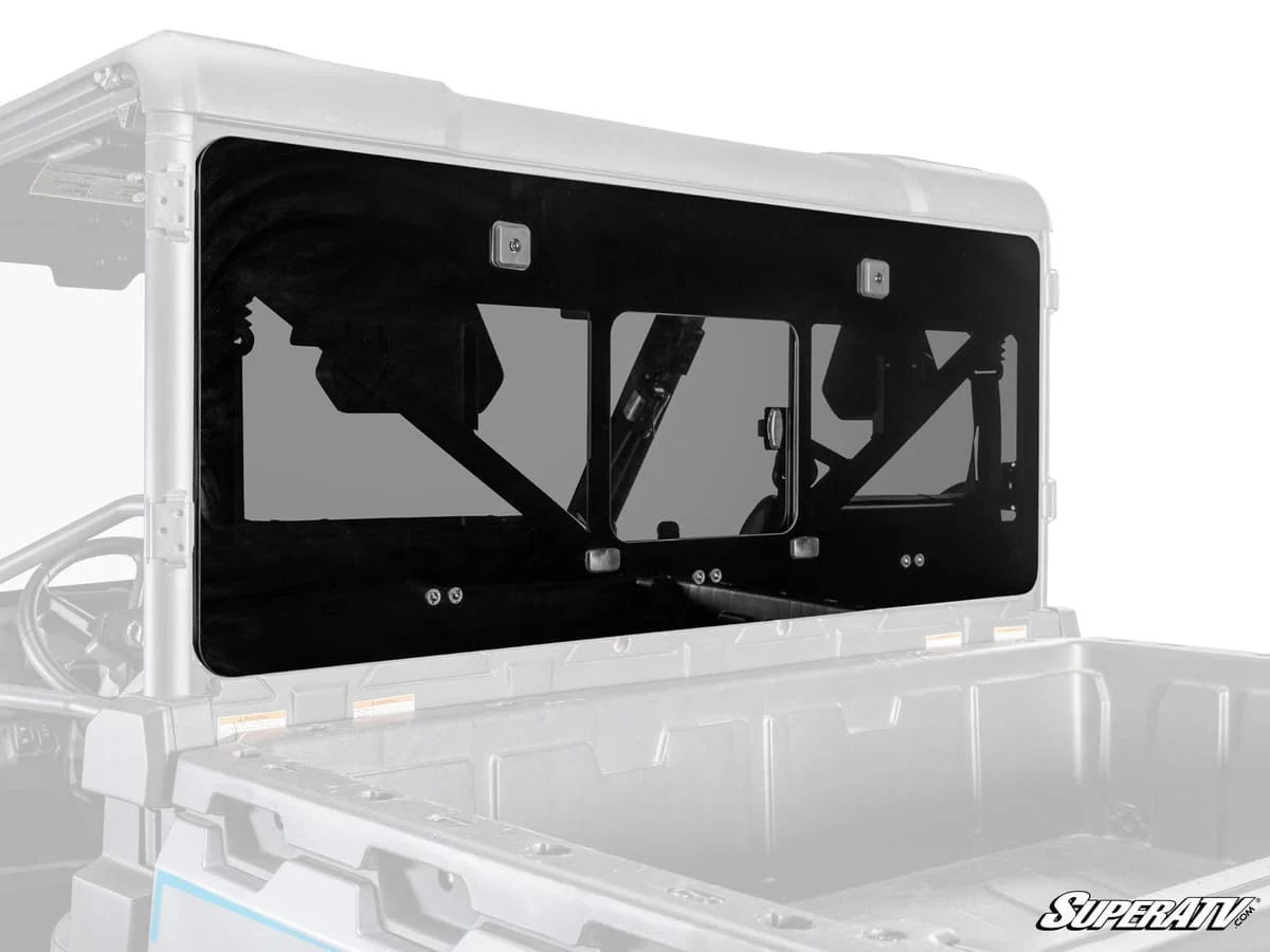 SuperATV CFMoto UForce 1000 Glass Sliding Rear Windshield