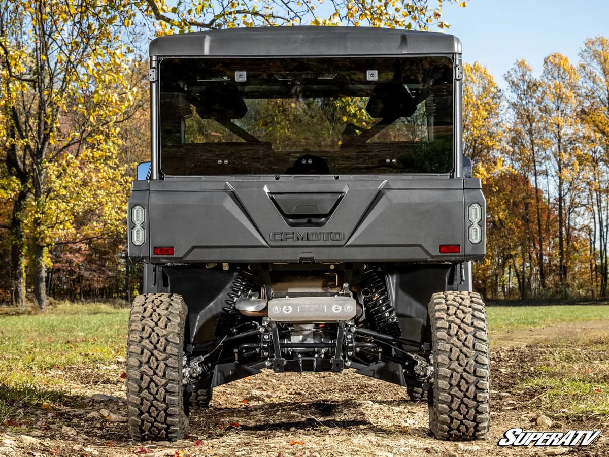 SuperATV CFMoto UForce 1000 Rear Glass Windshield - Image 2