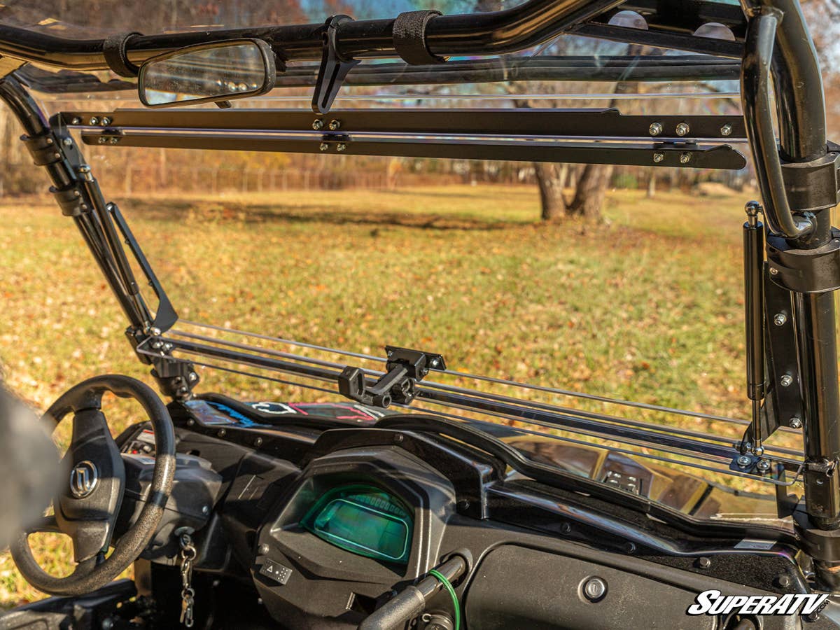 SuperATV CFMoto UForce 800 Scratch-Resistant Flip Windshield - Image 5