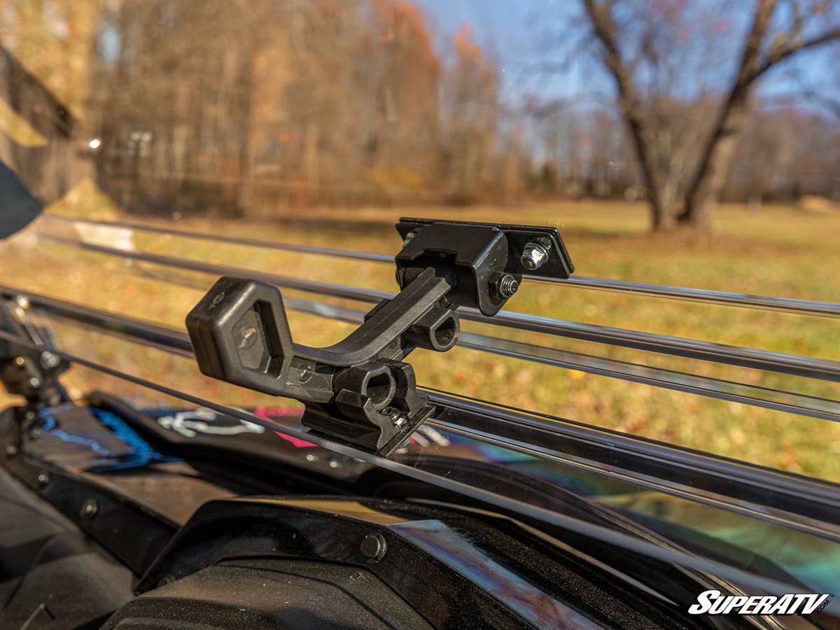 SuperATV CFMoto UForce 800 Scratch-Resistant Flip Windshield - Image 6