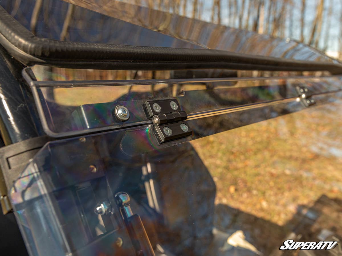 SuperATV CFMoto UForce 800 Scratch-Resistant Flip Windshield - Image 8