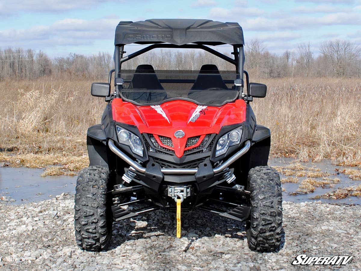 SuperATV CFMoto ZForce 800 Scratch-Resistant Half Windshield - Image 3