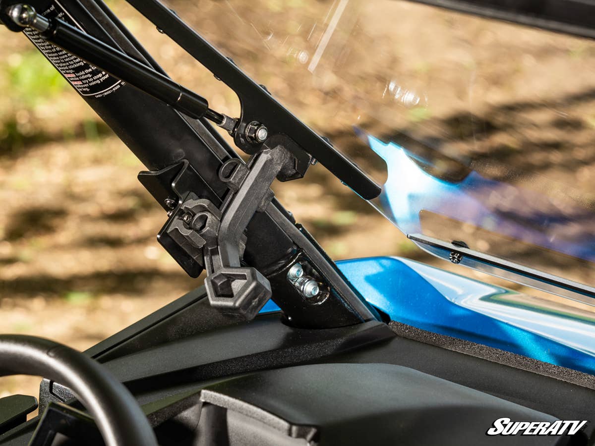 SuperATV CFMoto ZForce 800 Trail Scratch-Resistant Flip Windshield - Image 8