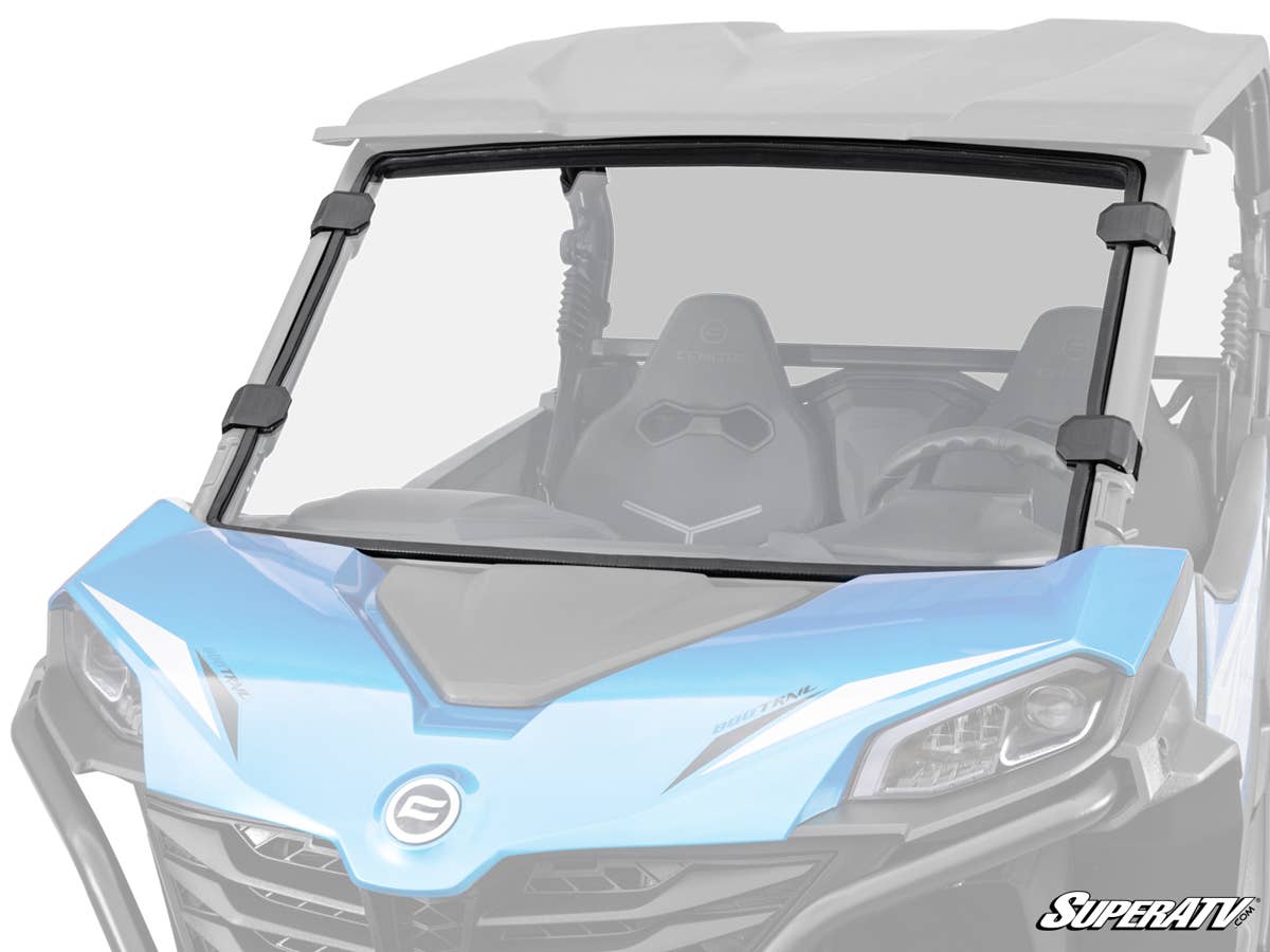 SuperATV CFMoto ZForce 950 Sport Scratch Resistant Full Windshield