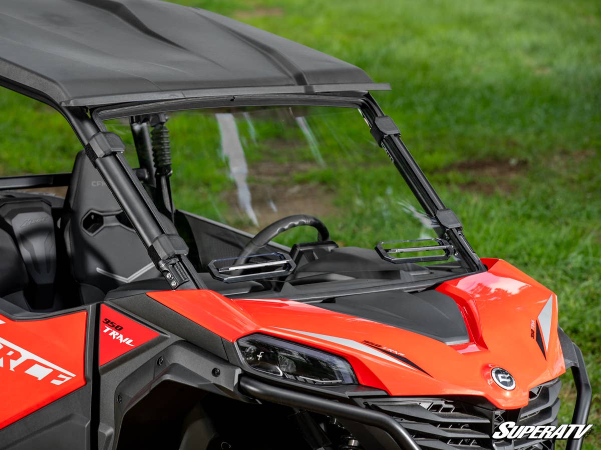 SuperATV CFMoto ZForce 950 Sport Vented Full Windshield - Image 5