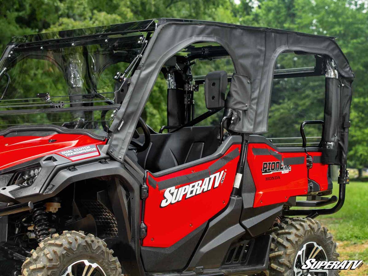 SuperATV Honda Pioneer 1000-5 Primal Soft Cab Enclosure Upper Doors - Image 6