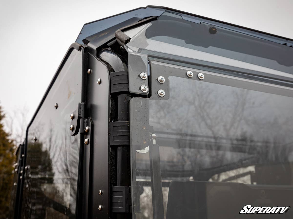 SuperATV Honda Pioneer 1000-5 Rear Flip Windshield - Image 4