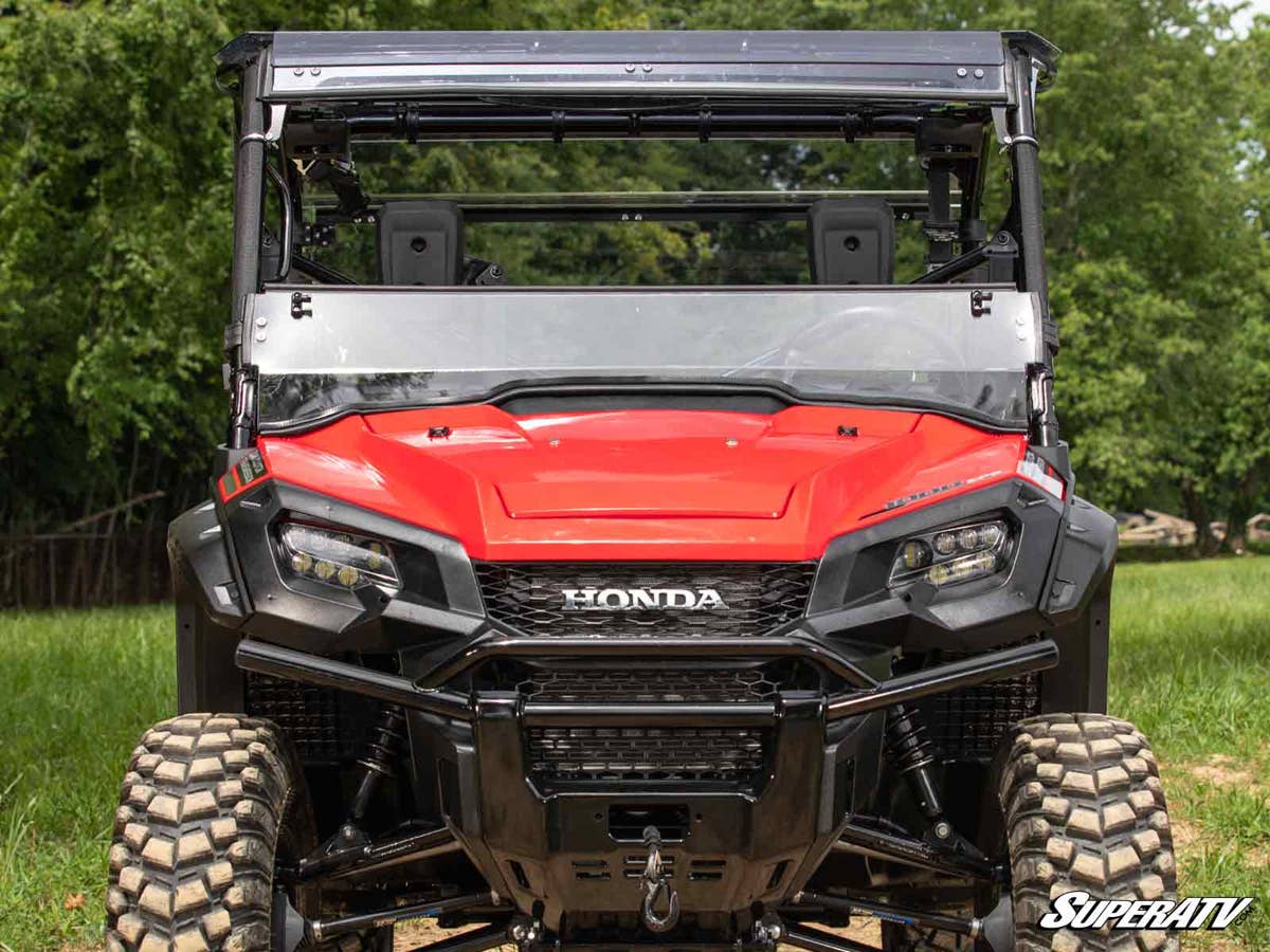 SuperATV Honda Pioneer 1000 Scratch Resistant 3-IN-1 Windshield - Image 3