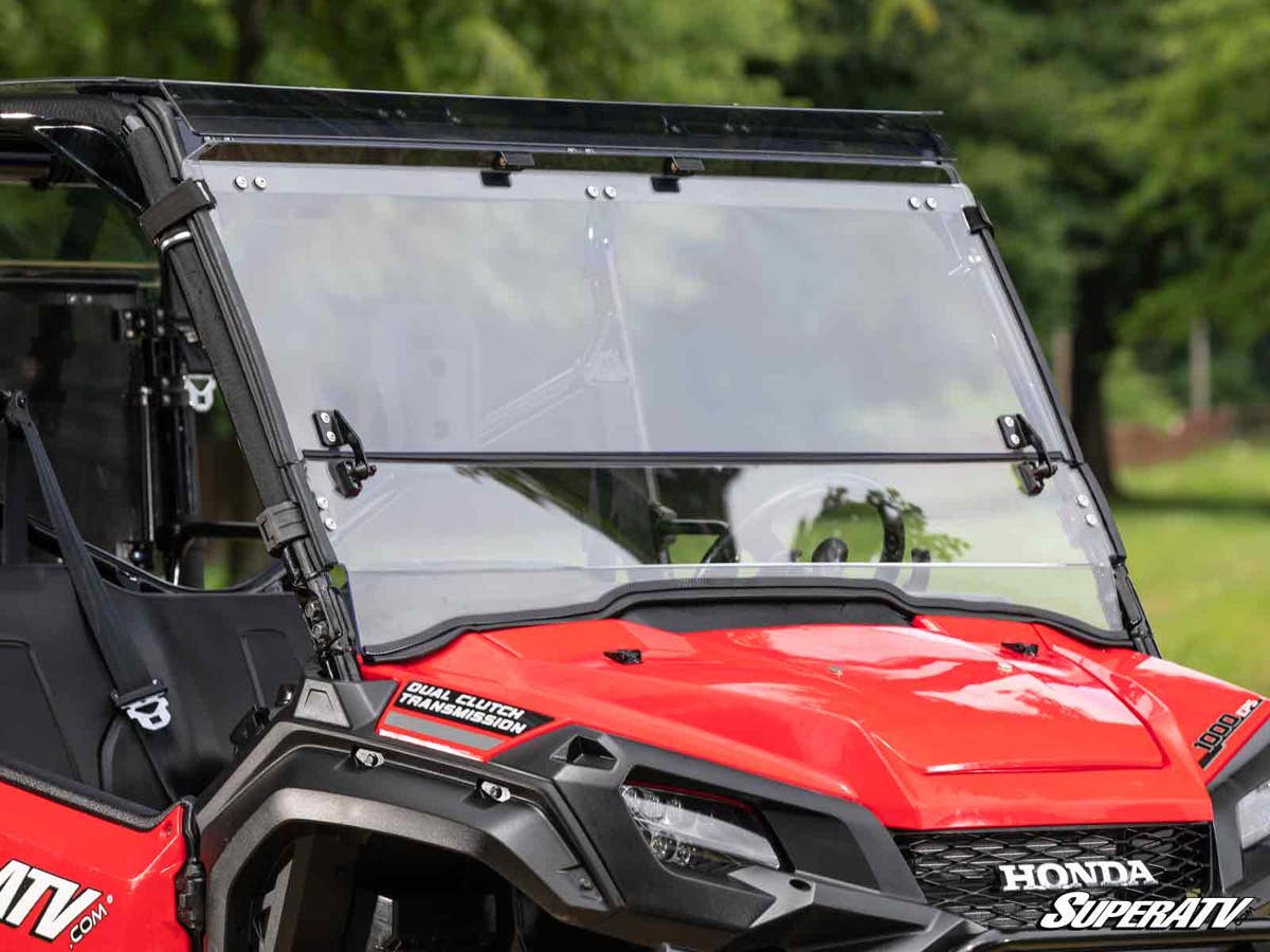 SuperATV Honda Pioneer 1000 Scratch Resistant 3-IN-1 Windshield - Image 4