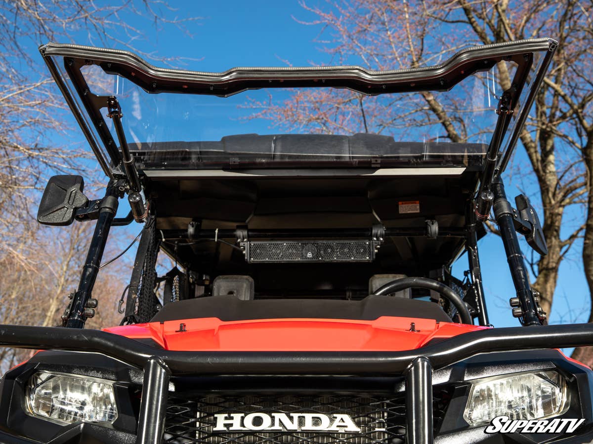 SuperATV Honda Pioneer 700 Maxdrive Power Flip Windshield - Image 5
