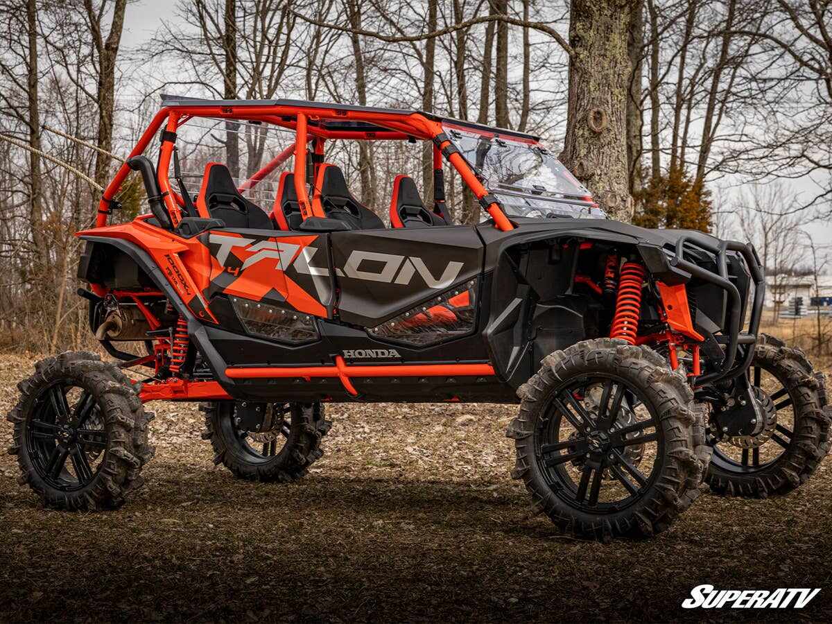 SuperATV Honda Talon 1000X-4 Clear Lower Doors - Image 2