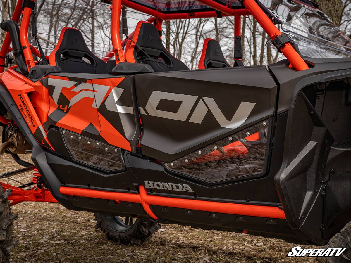 SuperATV Honda Talon 1000X-4 Clear Lower Doors - Image 3