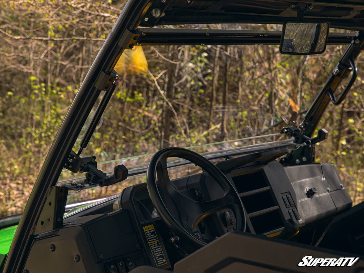 SuperATV John Deere Gator XUV 835 Scratch-Resistant Flip Windshield - Image 4