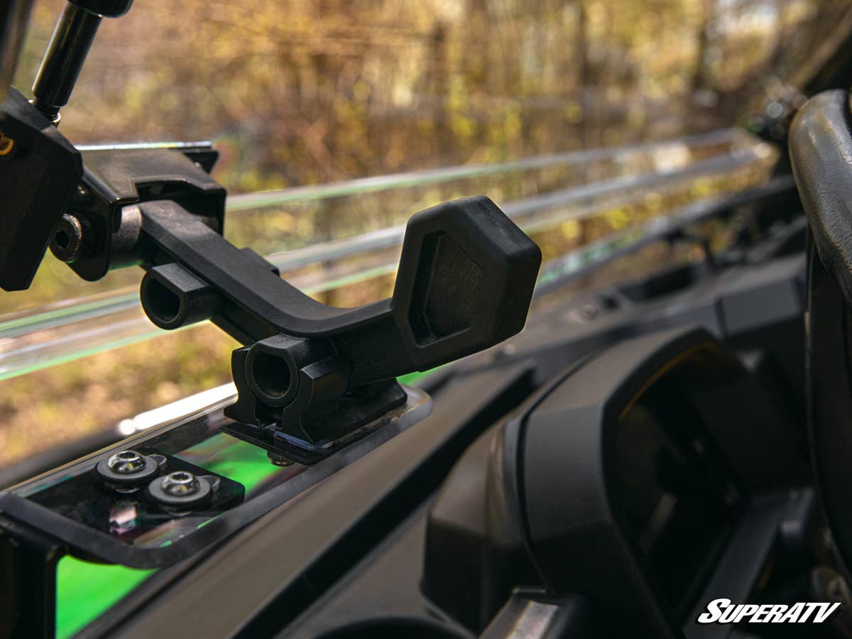 SuperATV John Deere Gator XUV 835 Scratch-Resistant Flip Windshield - Image 8
