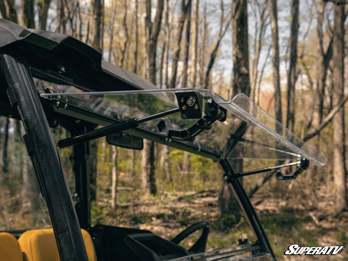 SuperATV John Deere Gator XUV 865 Scratch-Resistant Flip Windshield - Image 5