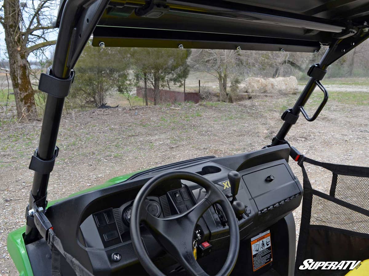 SuperATV John Deere Gator XUV Scratch-Resistant Full Windshield - Image 5