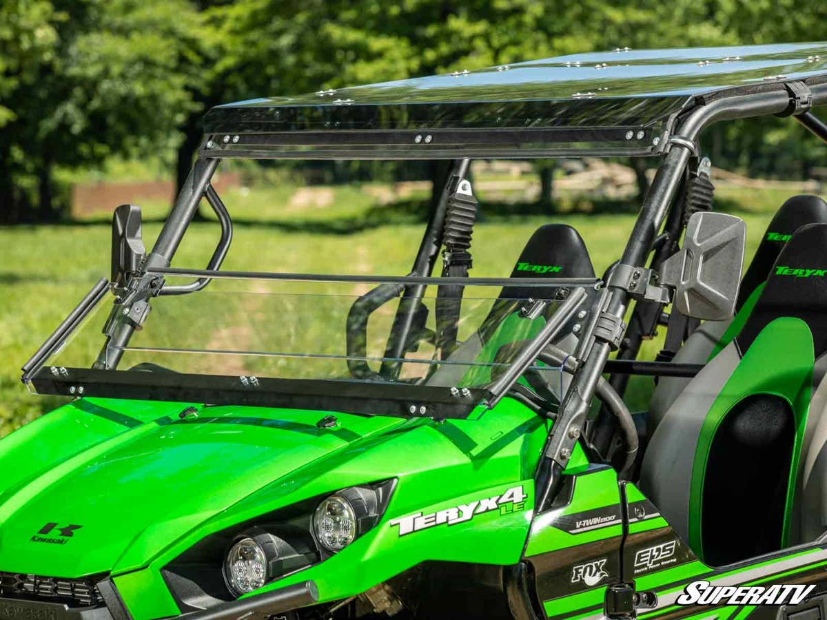 SuperATV Kawasaki Teryx 3-IN-1 Windshield - Image 5