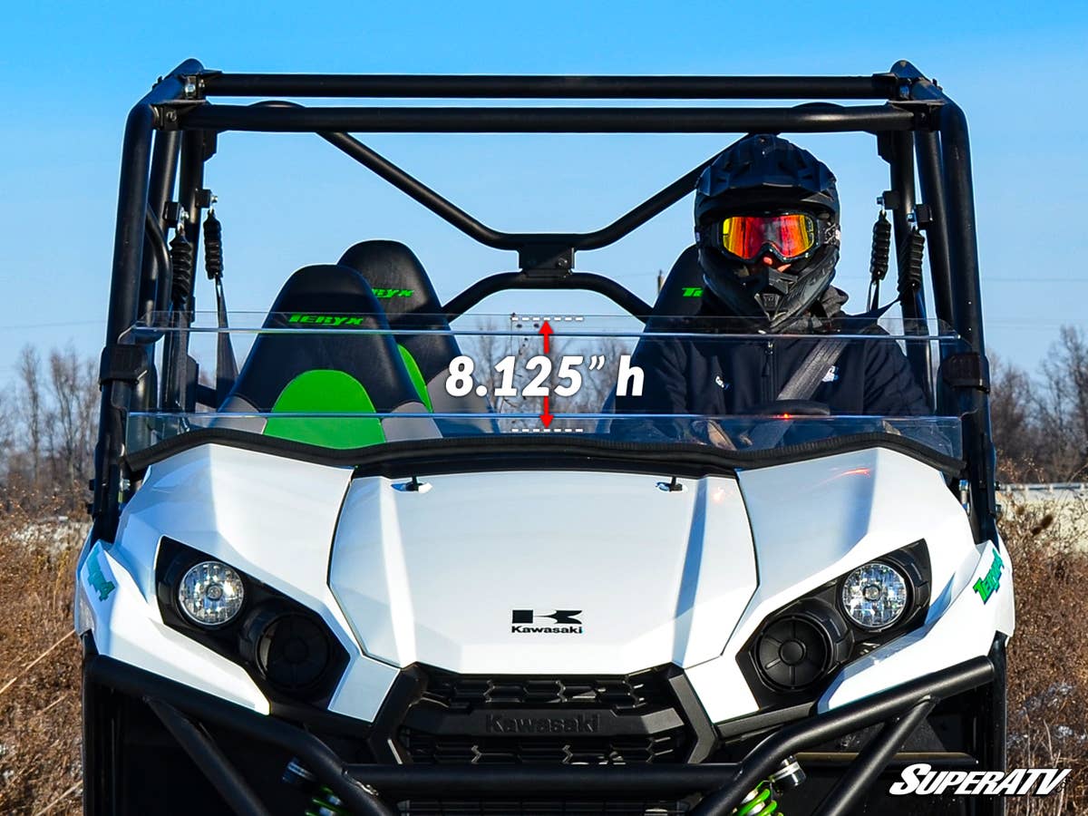 SuperATV Kawasaki Teryx 800 Half Windshield - Image 5